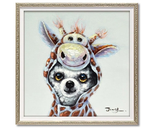 ユーパワー オイル ペイント アート｢リトルドッグ(Sサイズ)｣ OP-07068 1個（ご注文単位1個）【直送品】