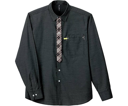 カーシーカシマ CAREAN 長袖シャツ CHECK SERIES ネイビー L CWY123 1枚（ご注文単位1枚）【直送品】