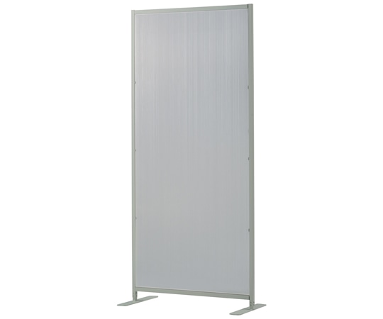 ストア・エキスプレス ポリカーボネートパネルパーティション 両側脚付き アイボリー 61-801-49-3 1台(ご注文単位1台)【直送品】