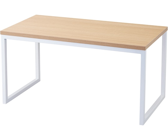 アズワン スチール脚コの字ディスプレイ 60cm エクリュ×白脚 61-798-82-11 1個（ご注文単位1個）【直送品】