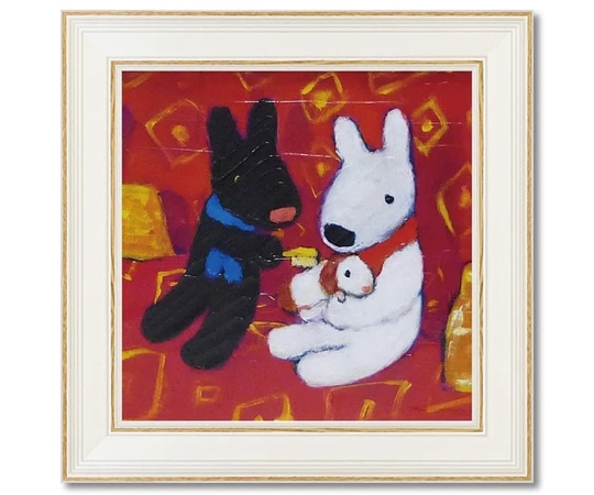 ユーパワー リサとガスパール アートフレーム Mサイズ｢ちいさなともだち｣ GL-05807 1個（ご注文単位1個）【直送品】