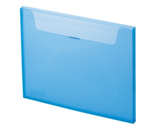 セキセイ キャリーファイル ブルー MV-515F-10 1冊(ご注文単位1冊)【直送品】