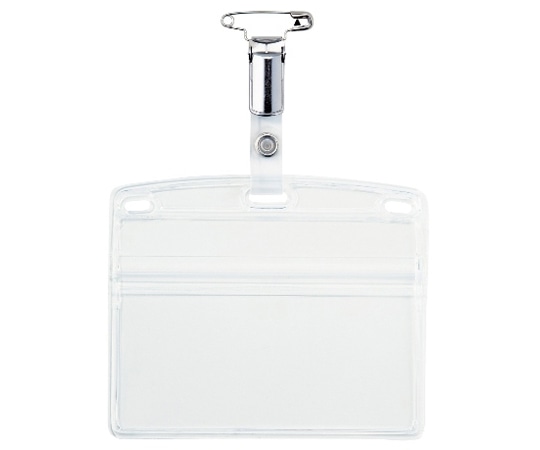 オープン工業 タッグ名札 金属クリップ ソフトヨコ特大 10枚 NT-7 1袋(ご注文単位1袋)【直送品】