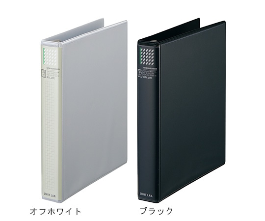 LIHITLAB カタログバインダー オフホワイト F-810 F810-シ 1冊(ご注文単位1冊)【直送品】
