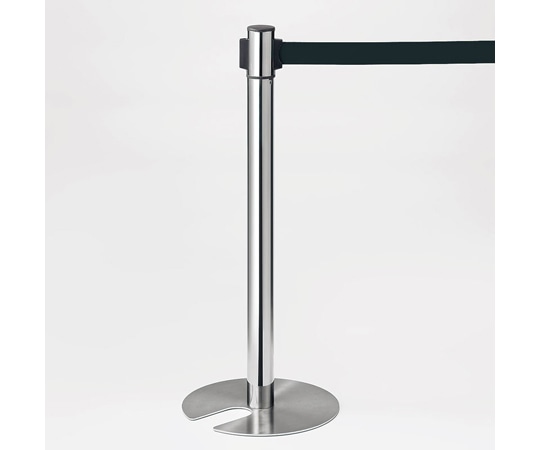 アズワン ベルトパーテーション ヘッド回転スタッキング 黒 870-961BK 1個(ご注文単位1個)【直送品】