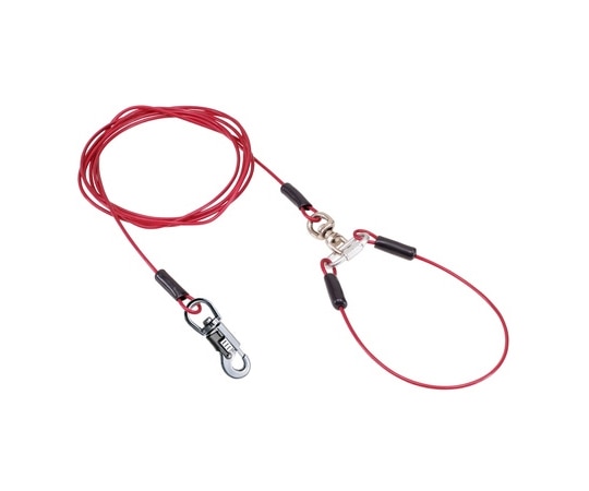 ペティオ タフギア ロングワイヤーチェーンプラス φ4.5mm×317cm レッド W24602 1本（ご注文単位1本）【直送品】