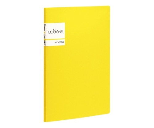 セキセイ アドワン ポケットファイル イエロー AD-2655-50 1冊(ご注文単位1冊)【直送品】