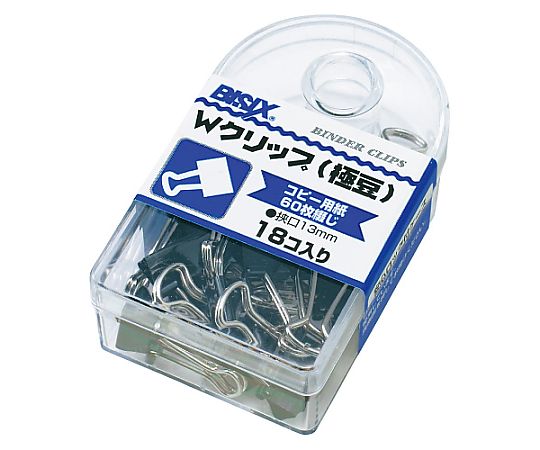 ミツヤ ダブルクリップ極豆 18個×5箱入 BX1-71-130 1ケース（ご注文単位1ケース）【直送品】