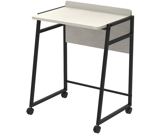 アール・エフ・ヤマカワ リル 2way キャスターデスク ホワイトウッド RFWCD-5540WG 1台(ご注文単位1台)【直送品】