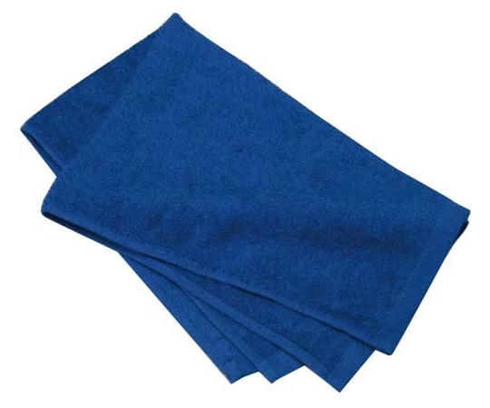 三和 180匁ハーフタオル ブルー 1ケース(360枚入) SMJ181-01B 1ケース（ご注文単位1ケース）【直送品】