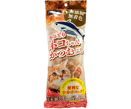 ペットプロジャパン ペットプロ 小おどりネコちゃんかつおぶし 3g×5パック  1セット（ご注文単位1セット）【直送品】