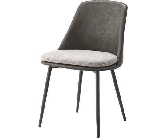 東谷 アファブル チェア グレー PC-362DGY 1個（ご注文単位1個）【直送品】