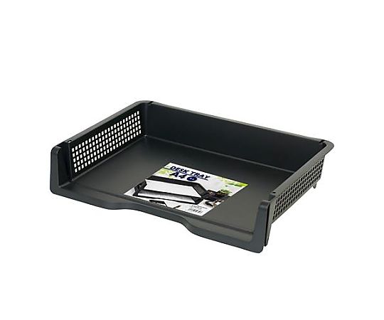 ナカバヤシ 339x241x70mm デスクトレー(黒/10個) EA954T-24 1セット(ご注文単位1セット)【直送品】