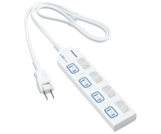 パナソニック ザ・タップX 4コ口 1m 個別防水スイッチ WHA25144WP 1個(ご注文単位1個)【直送品】