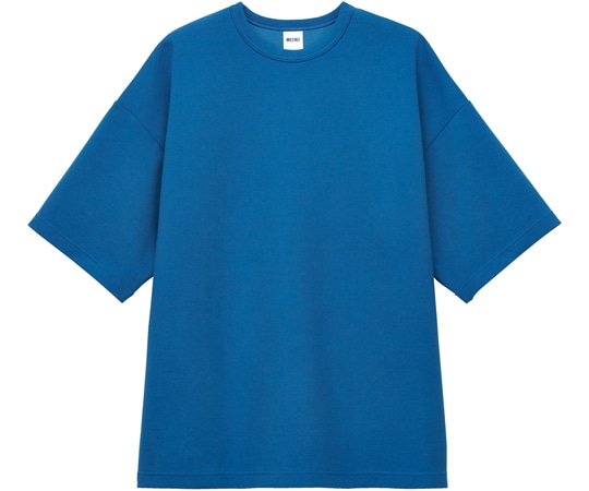 ボンマックス 8.5オンスダンボールニットビッグシルエットTシャツ(ポリジン加工) ブルー L MS1167 1枚（ご注文単位1枚）【直送品】