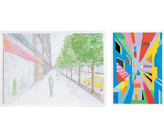 アーテック 一点透視シートB4判(10枚組) 13094 1箱(ご注文単位1箱)【直送品】