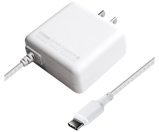 カシムラ AC充電器2.4A Type-C 断線に強いナイロンメッシュケーブル AJ-553 1個(ご注文単位1個)【直送品】