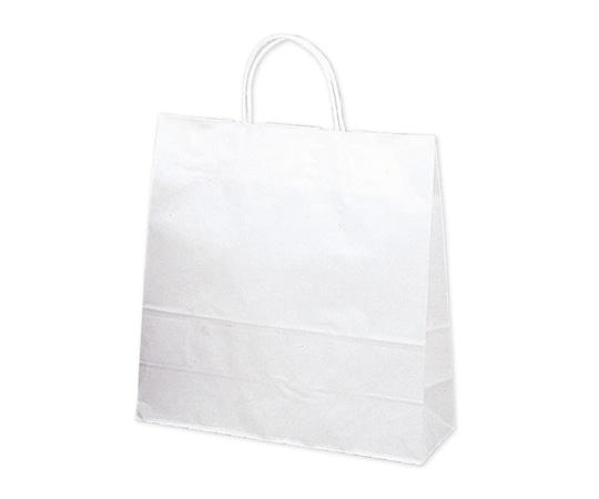 ササガワ 手提げ袋 白無地 320×110×320mm 50枚入 50-5200 1包（ご注文単位1包）【直送品】