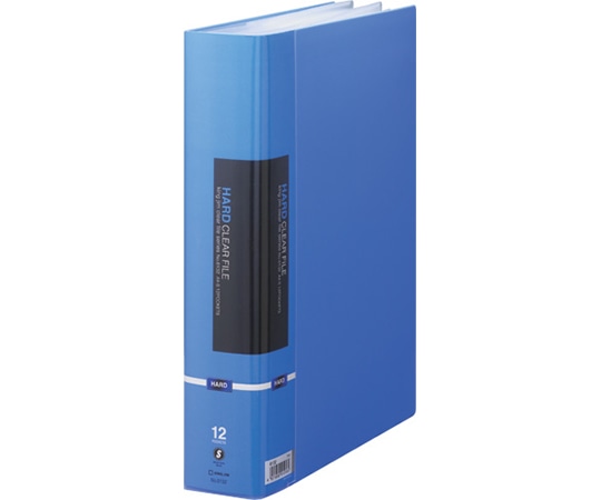 キングジム ハードクリアーファイル A4S 青 6132 1冊(ご注文単位1冊)【直送品】