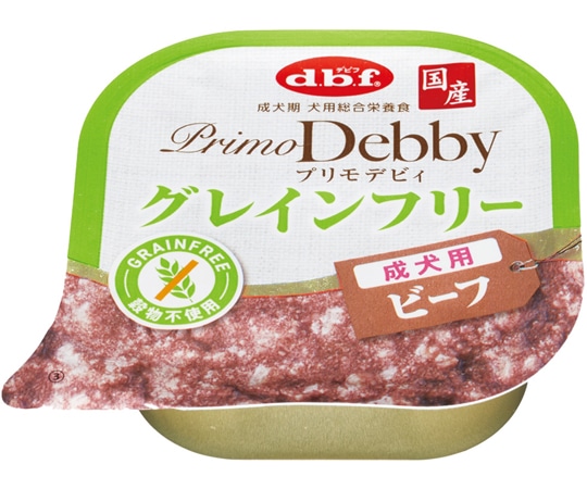 デビフペット プリモデビィ グレインフリー 成犬用 ビーフ 95g  1個（ご注文単位1個）【直送品】