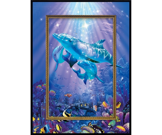 ユーパワー クリスチャン・リース・ラッセン ビッグアート｢ラ メール ドゥ クリスタル ヌメロ アン(Mサイズ)｣ CL-08020 1個（ご注文単位1個）【直送品】