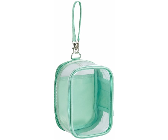 LIHITLAB myfa デコレーションボックスポーチ ミントグリーン A3306-19 1個(ご注文単位1個)【直送品】