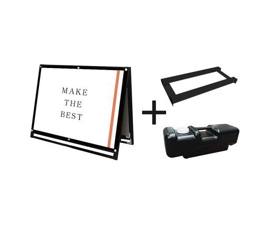 常磐精工 ブラックポスター用スタンド看板 A0横ロウ両面ブラック ウエイトアーム・水タンクセット BPSSK-A0YLRB-3SET 1個（ご注文単位1個）【直送品】