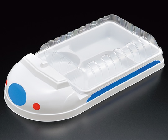 スミ お子さまランチ用弁当容器 エスコン S-901(セット)W/A 青 1ケース(200個入) 8901101 1ケース(ご注文単位1ケース)【直送品】