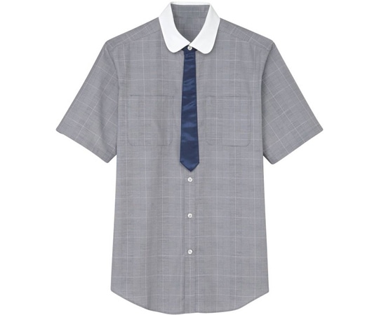 カーシーカシマ AMUS-NET シャツ 265-5 グレー L ASY265 1枚（ご注文単位1枚）【直送品】