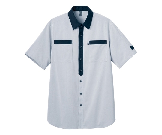 カーシーカシマ CAREAN 半袖ニットシャツ CODE TRICOT SHIRT ネイビー M CSY170 1枚（ご注文単位1枚）【直送品】