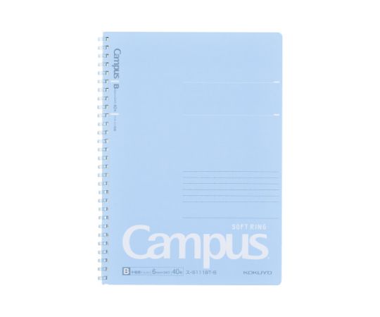 コクヨ キャンパスソフトリング(ドット罫)セミB5 青 ス-S111BT-B 1冊（ご注文単位1冊）【直送品】