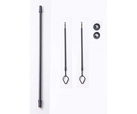 タカラ産業 DRY・WAVE(ドライ・ウェーブ)吊下型室内物干金物竿セット チャコールグレー TJLP6090 1個(ご注文単位1個)【直送品】