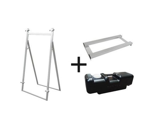 常磐精工 アルミフリーイーゼル800 ウエイトアーム・水タンクセット AFEZ800-3SET 1個(ご注文単位1個)【直送品】