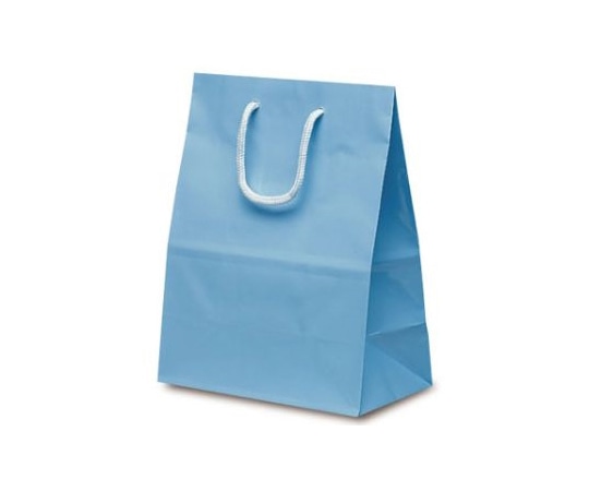 ベルベ 紙袋 ミニバッグ ブルー 100枚 1518 1ケース（ご注文単位1ケース）【直送品】