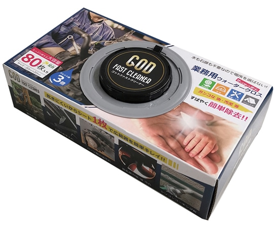 タスコ ゴッド・ファストクリーナー 80枚入 TA912RX-2 1箱(ご注文単位1箱)【直送品】