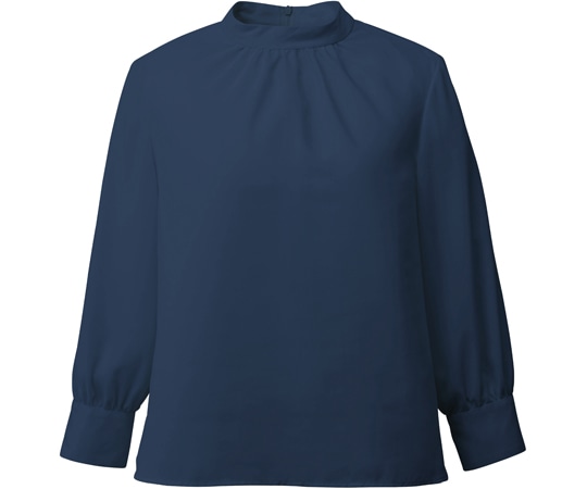 カーシーカシマ ENJOY シャツブラウス EGG BALE BROAD ネイビー 19号 EWB755 1枚（ご注文単位1枚）【直送品】