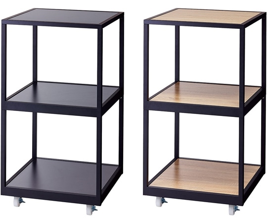 アズワン キャスター付き3段テーブル W60cm 61-777-5-1 1台（ご注文単位1台）【直送品】