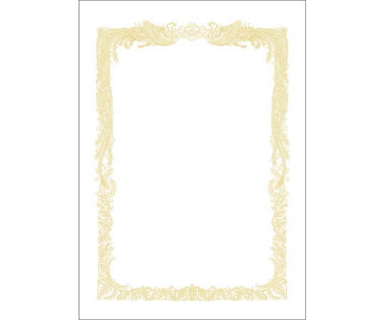 ササガワ OA賞状用紙 白 A4判 横書用 100枚入 10-1161 1箱(ご注文単位1箱)【直送品】