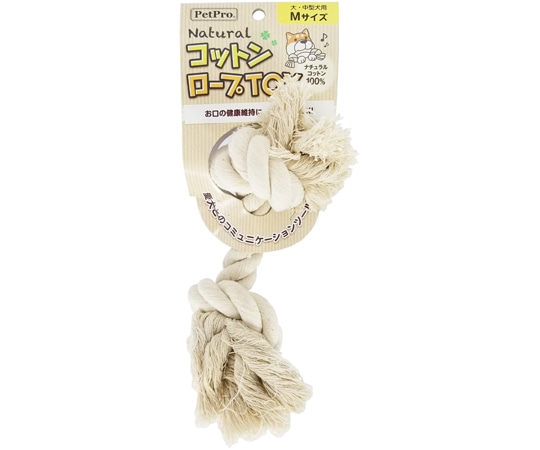 ペットプロジャパン ペットプロ ナチュラルコットンロープTOY Mサイズ  1個（ご注文単位1個）【直送品】