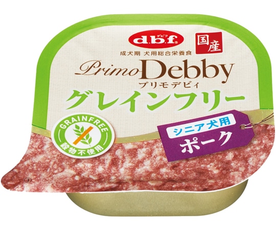 デビフペット プリモデビィ グレインフリー シニア犬用 ポーク 95g  1個（ご注文単位1個）【直送品】