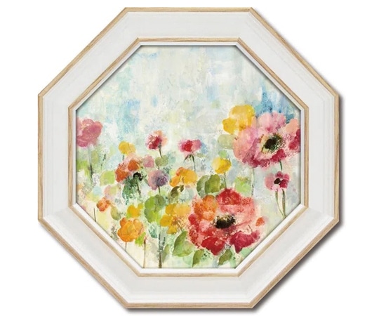 ユーパワー 八角 ミニゲル アートフレーム シルビア ヴァシレヴァ「サマーレイン フローラル」 SV-02555 1個(ご注文単位1個)【直送品】