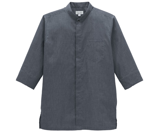 ボンマックス スタンドカラー和シャツ グレー S FB4573U 1枚（ご注文単位1枚）【直送品】