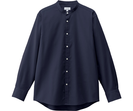 ボンマックス バンドカラー長袖シャツ FB4567U ネイビー LL  1枚（ご注文単位1枚）【直送品】