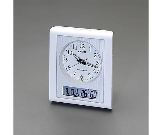 エスコ 160x137x 87mm [電波]置時計 EA798CA-87A 1個(ご注文単位1個)【直送品】