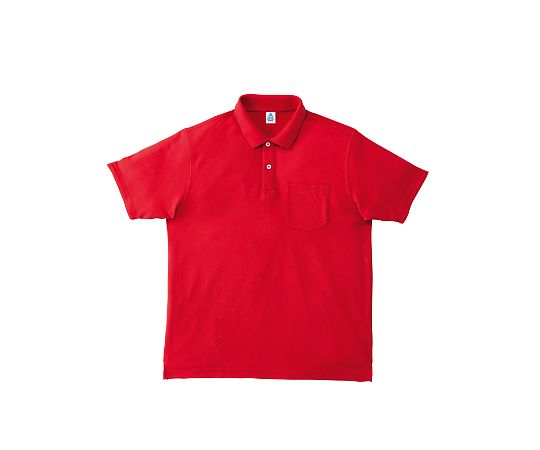 LIFEMAX 2WAYカラーポロシャツ レッド LL MS3116-3 LL 1枚（ご注文単位1枚）【直送品】