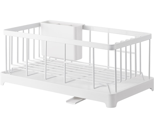 山崎実業 水切りワイヤーバスケット アクア ホワイト 2898 1個（ご注文単位1個）【直送品】