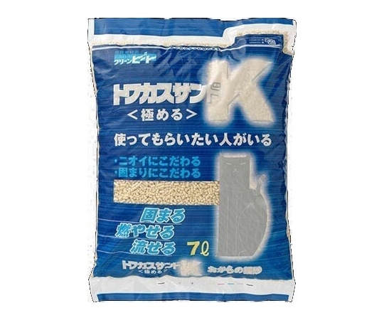 ペグテック おからの猫砂 トフカスサンドK 7L  1袋（ご注文単位1袋）【直送品】