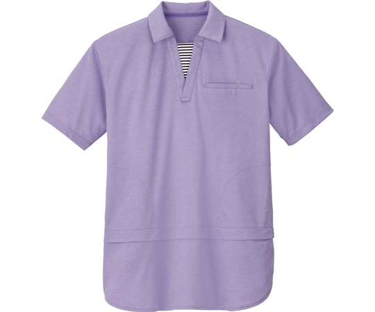 カーシーカシマ HEARTGREEN ポロシャツ リラクシングパープル M HSP018 1枚（ご注文単位1枚）【直送品】