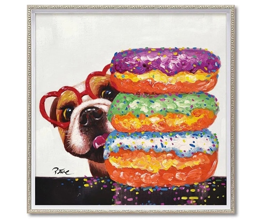 ユーパワー オイル ペイント アート｢いただきます(Mサイズ)｣ OP-18040 1個（ご注文単位1個）【直送品】