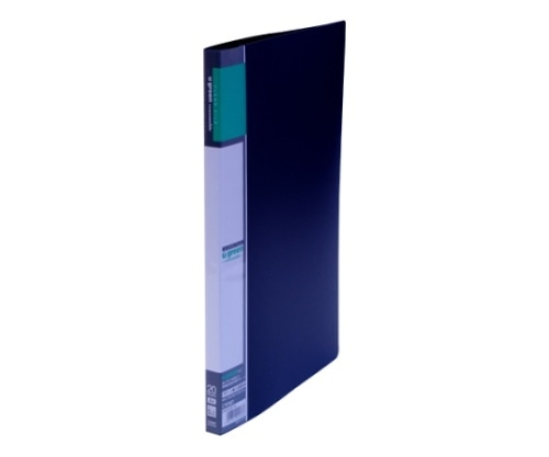 クラウン u green クリヤーファイルA4 黒 CR-CFL20-B 1冊(ご注文単位1冊)【直送品】